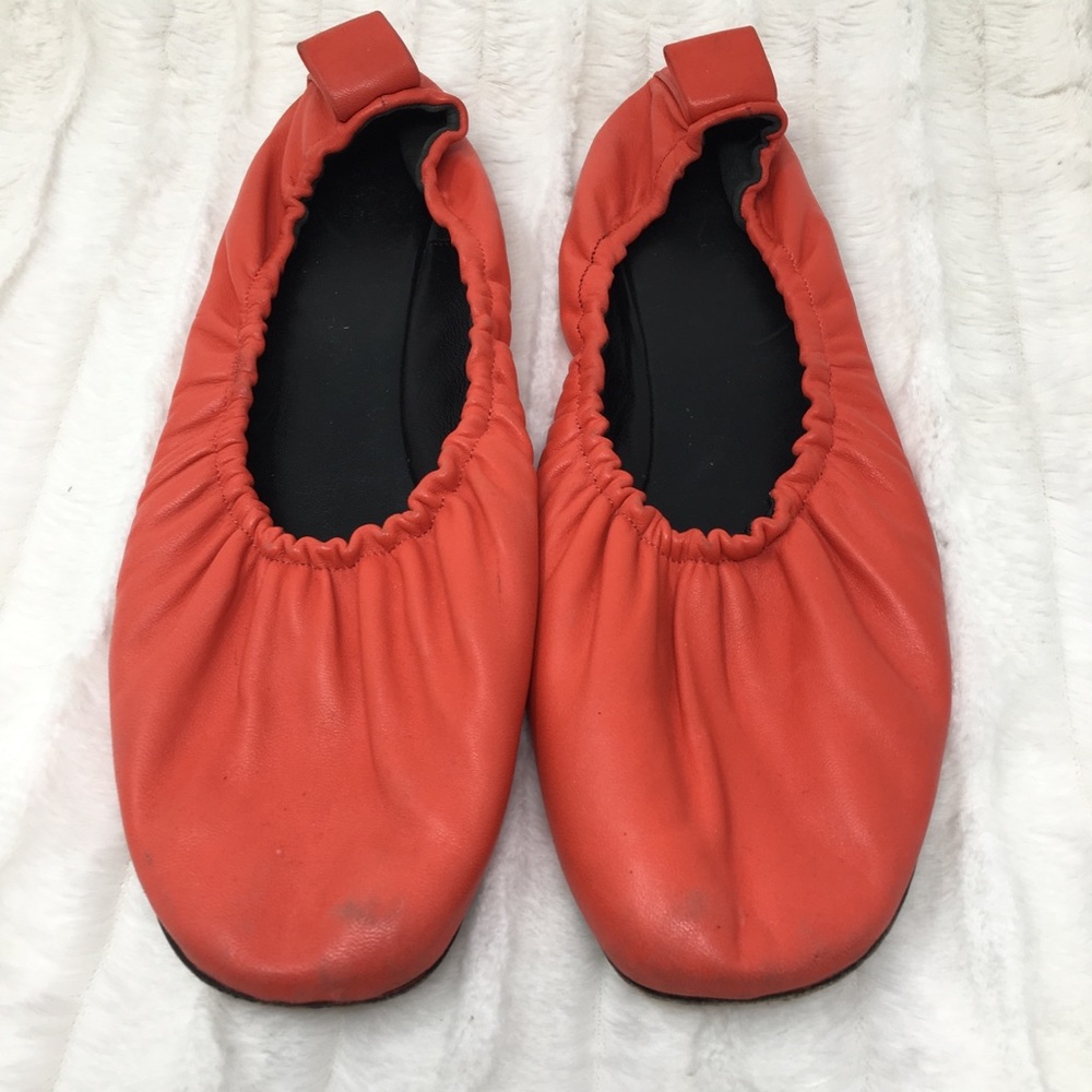 Women’s Celine Paris red ballet flats size 40.5